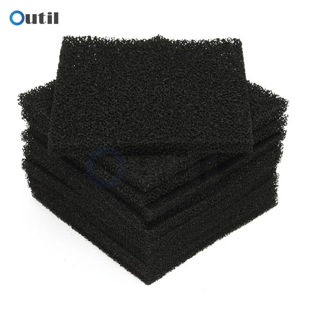 10Pcs Carbon Filter Sponge for 493 Soldering Smoke Absorber ESD Fume Extractor Solder Iron Black Foam Sponge Air Filter Sponge