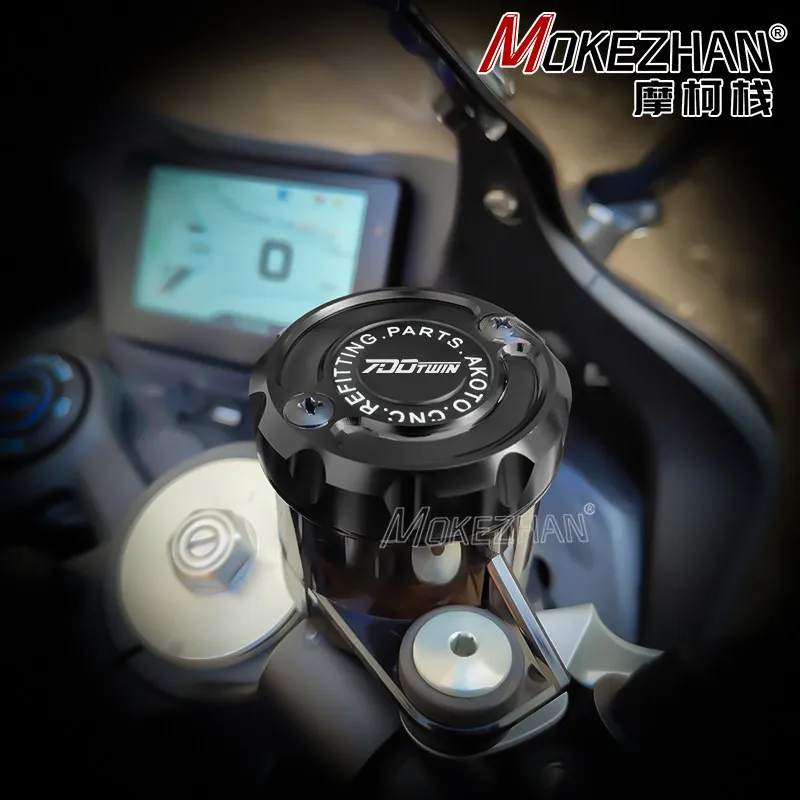 For QJMOTOR Itajljet Dragster 700 Twin Motorcycle Accessories CNC Front Brake Fluid Reservoir Oil Cover Cap Dragster700 Scooter