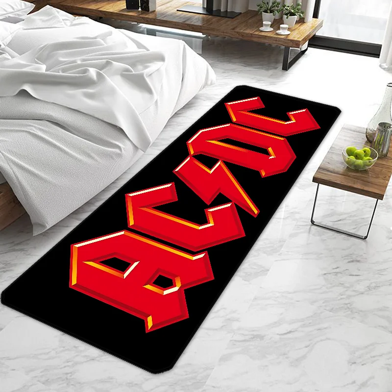 Rock AC Band DC Door Mat Entrance Doormat Non-slip Washable Kitchen Carpet Living Room Hallway Rugs Door Mats Bathroom Bath