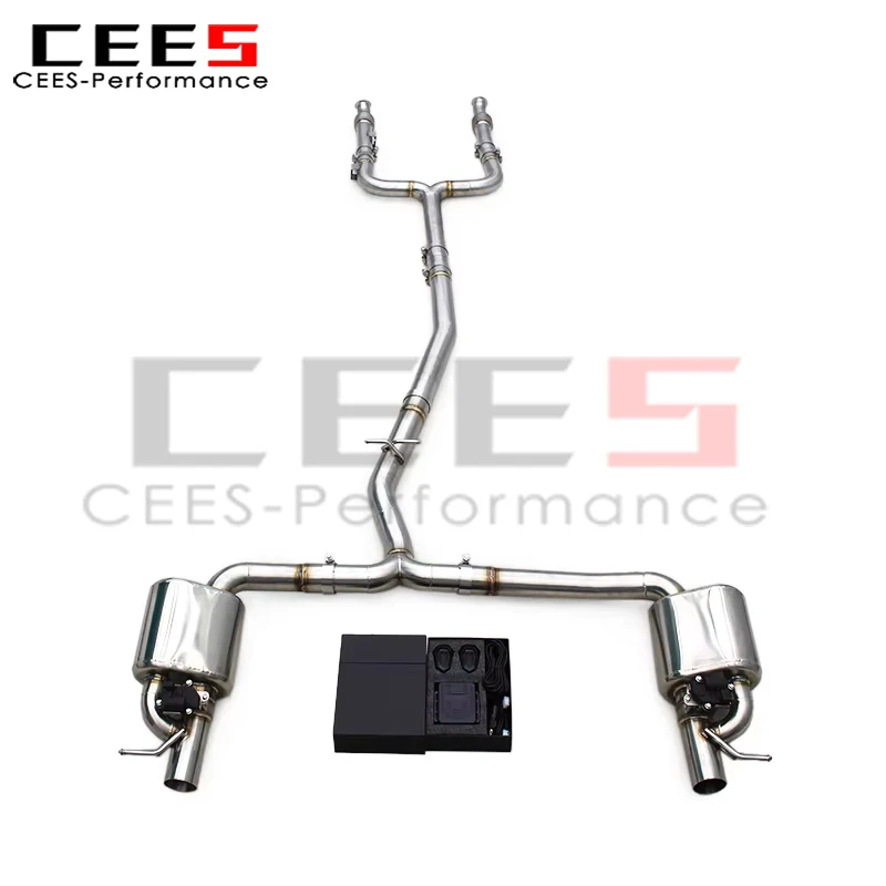 

cees Catback Exhaust for Mercedes-Benz AMG C43 3.0T 2020-2024 Performance Car Stainless Steel Pipe Valvetronic Exhaust Muffler