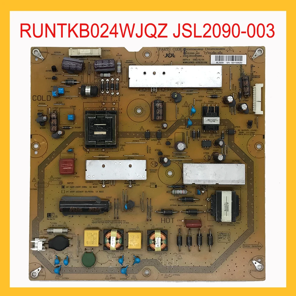 

RUNTKB024WJQZ JSL2090-003 Power Supply Board for TV LCD-46LX450A ... TV Plate Power Card Power Support Board RUNTK B024WJQZ