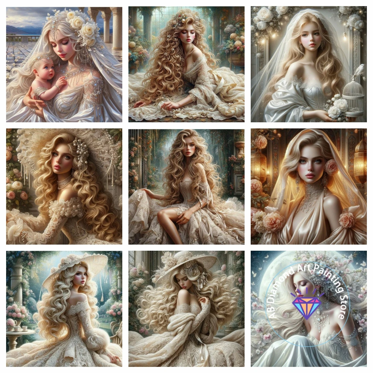 

Sexy Woman Portrait AB Diamond Painting Kit 5D DIY Diamond Embroidery Cross Embroidery Handmade Art Gift Crafts Home Decoration