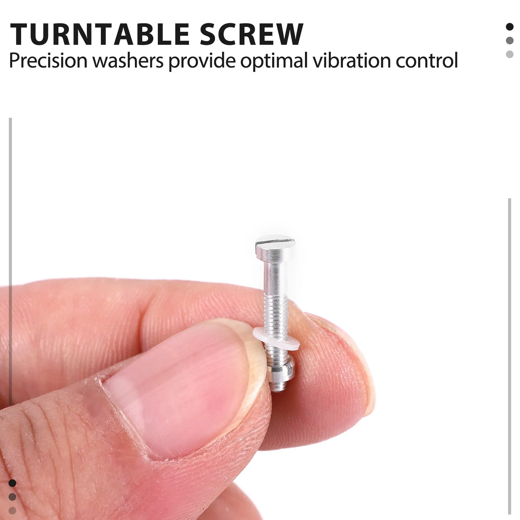 SMIEA 5 قطعة M2.5 مسامير الترباس الجوز غسالات مجموعة القرص الدوار عقال خرطوشة القلم تصاعد الفينيل LP مشغل تسجيلات