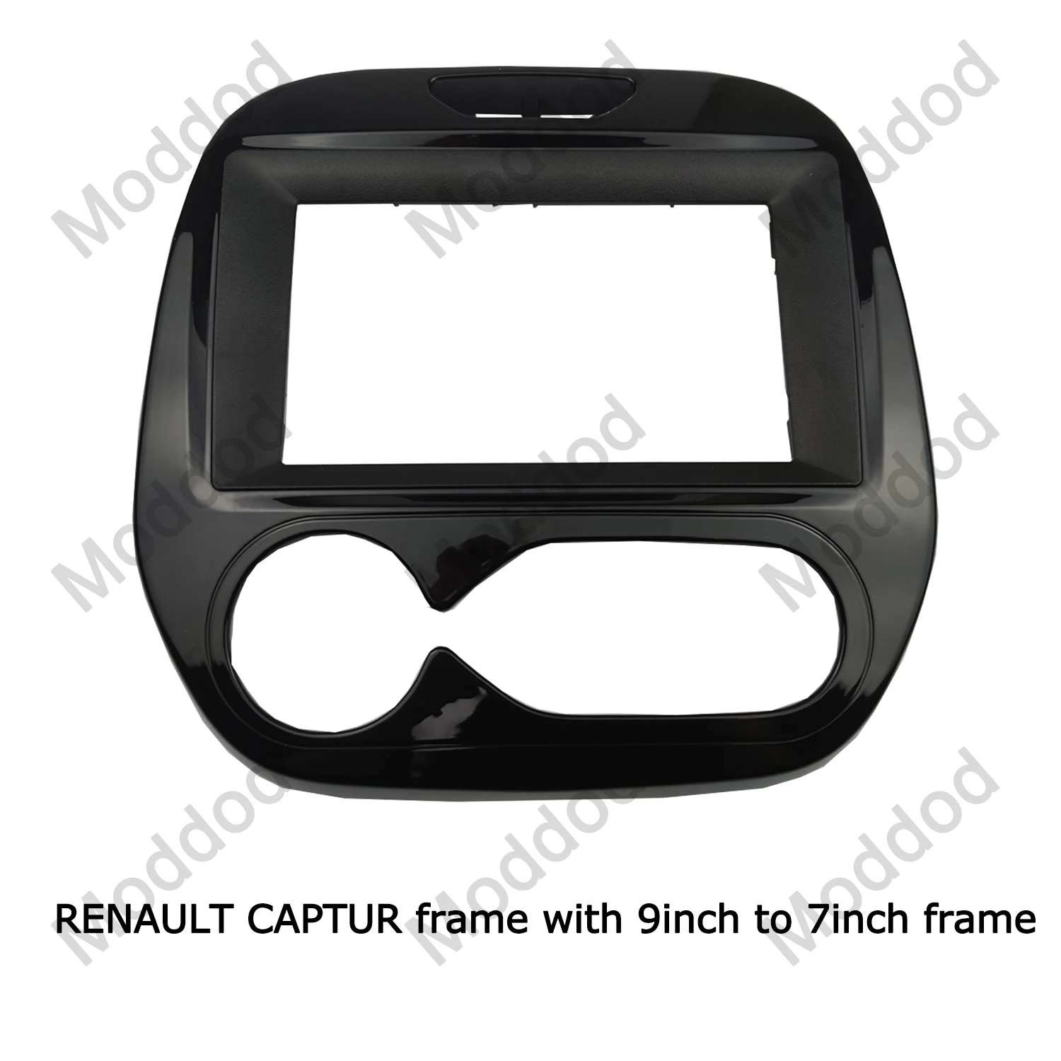 Dubbele 2 Din Radio Fascia Frame Fit voor RENAULT Captur 2013-2018 9 INCH Stereo GPS Dvd-speler Installeren surround Panel Face Plaat