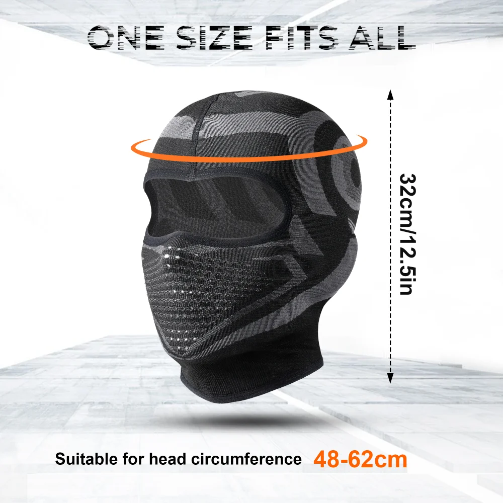 Winter Thermal Balaclava Full Face Mask Ski Outdoor Sports Bicycle Helmet Caps Windproof Beanies Hat Bandana Scarf Men Women