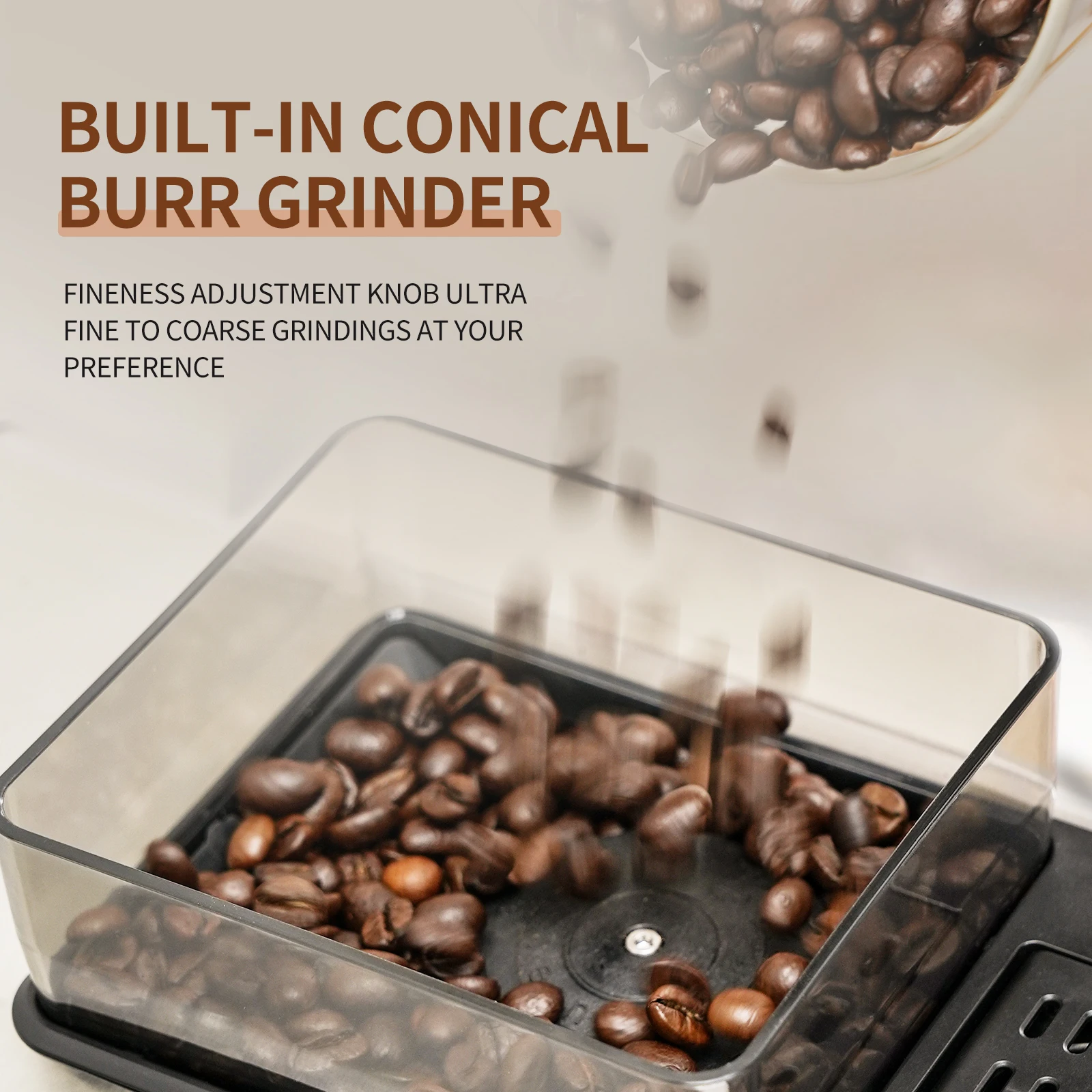 ماكينة صنع القهوة الذكية الجديدة Wifi Bean To Cup ماكينة صنع القهوة الأوتوماتيكية بالكامل #4