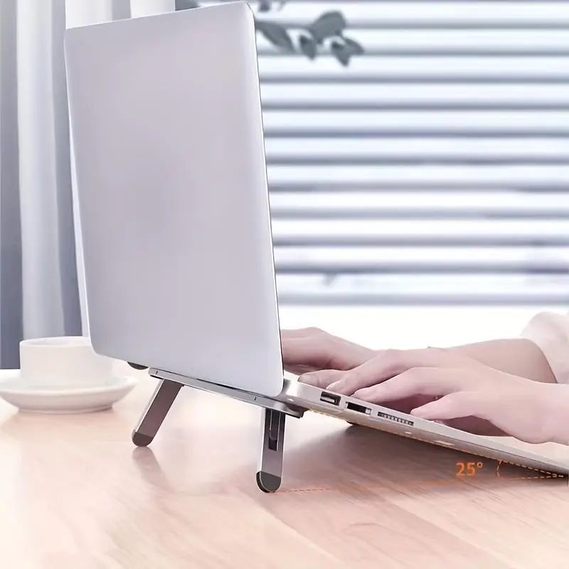 Adjustable And Foldable Laptop Stand,  Portable Notebook Riser, Adjustable Cooling Support for Desk Office Travel