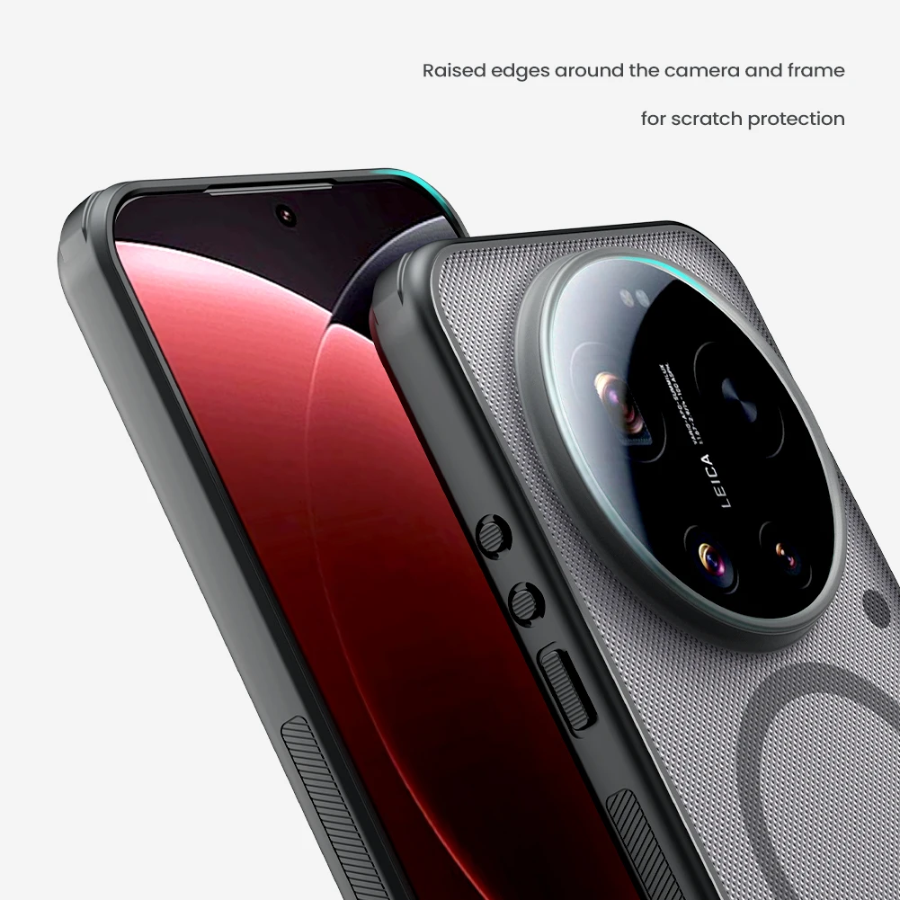 

Nillkin For Xiaomi Mi 17 Ultra 5G Case Ultra-Thin Hard PC Super Frosted Pro Magnetic Slim Soft Edge Protection Back Cover