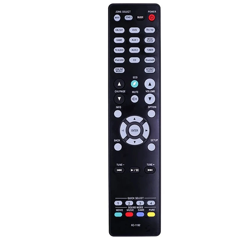 RC-1192 For Denon AV RECEIVER AVR-S900W AVR-X2100W AVR-X2200W Remote Remote Control