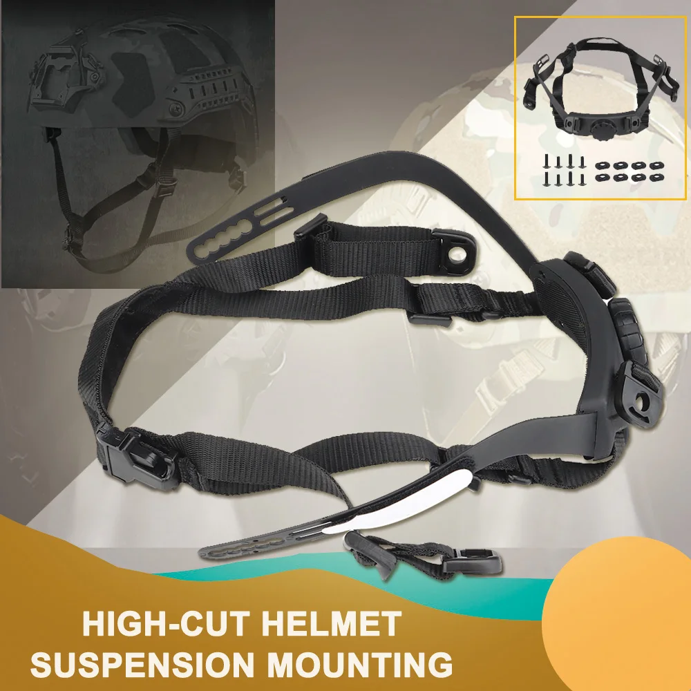 

Helmet Suspension Fixation System,Airsoft tactical helmet suspension，HL-31, HL-32，High Cut Shooting Hunting Helmets Accessories