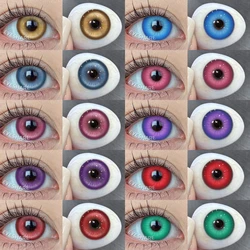 EYESHARE 1pair Cosplay Color Contact Lenses For Eyes Anime Colored Lenses Purple red Multicolored Lenses Colorful Contact Lens