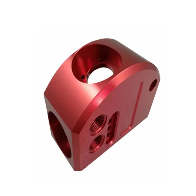 

OEM Manufacturing Customization Cnc Precision Machining Red Anodized Aluminum Parts