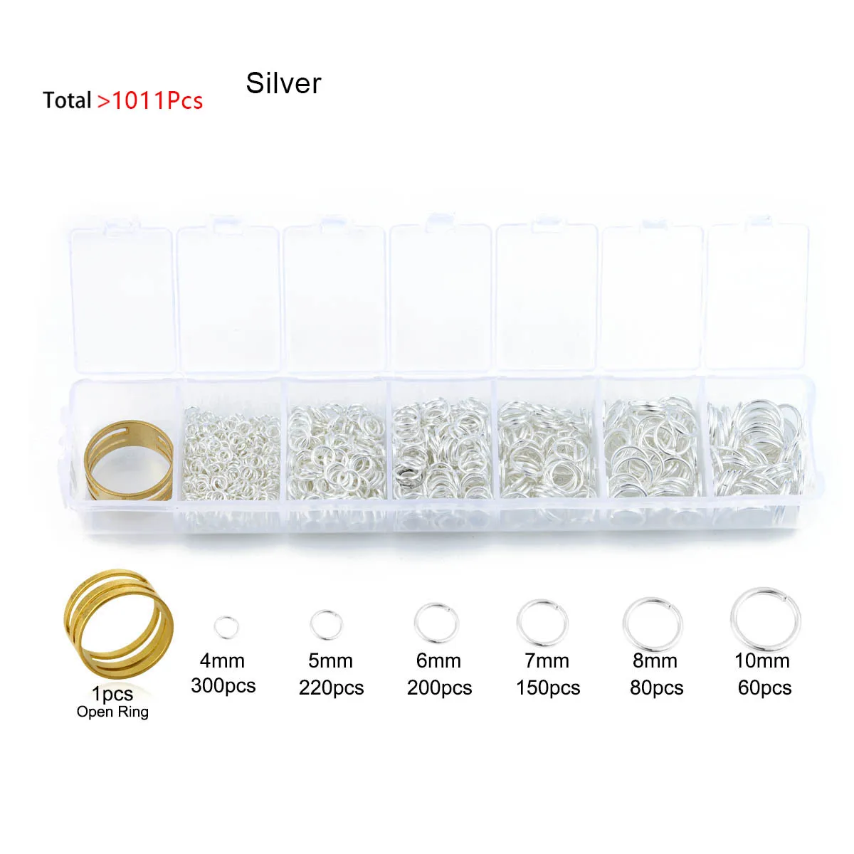 1 Box Open Jump Rings Set for DIY Kit