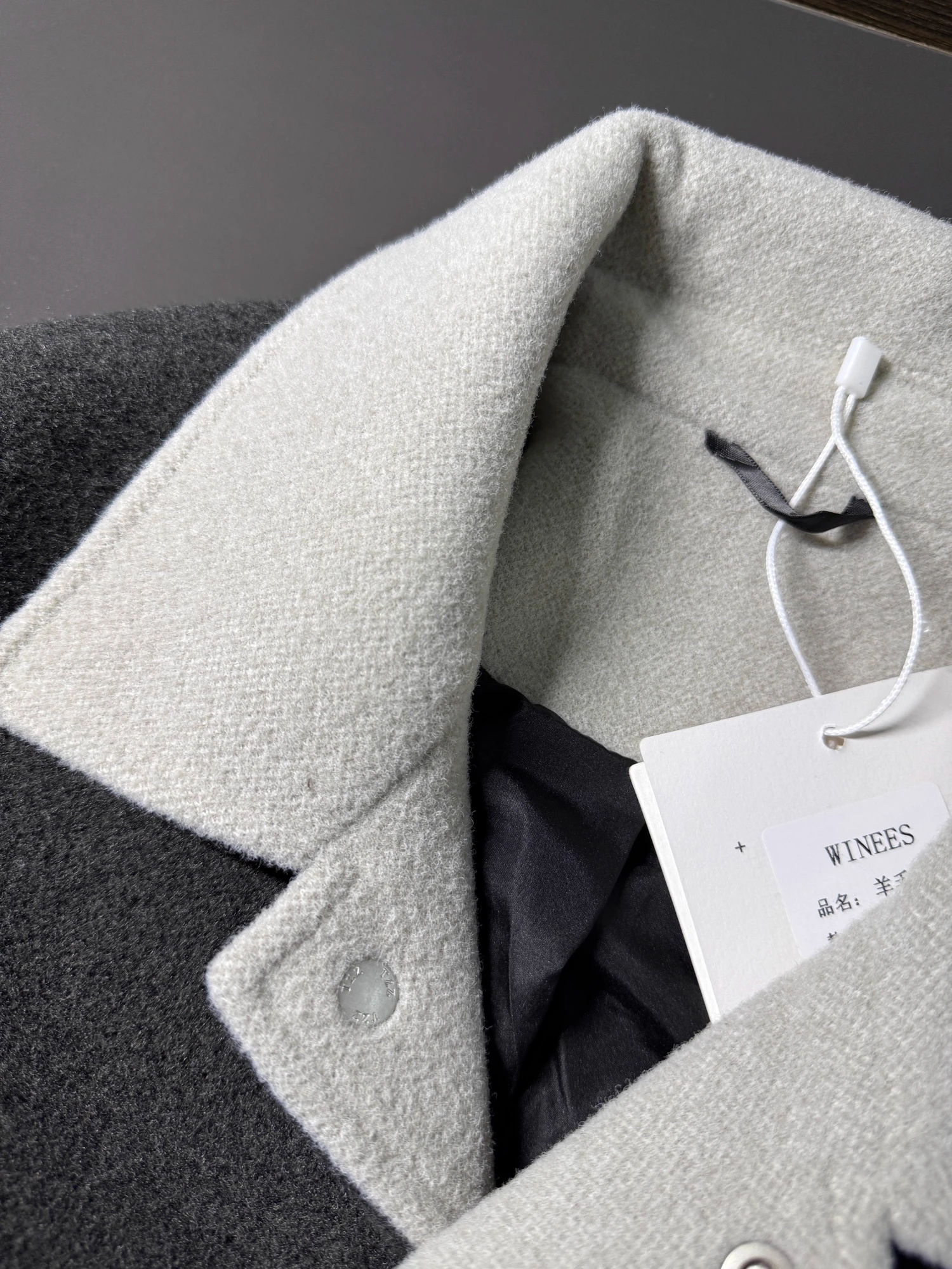 Men's Woolen Jacket Slim Fit Casual Business Short Style High End Fleece Winter Coat Fashionable Outdoor Leisure Clothing