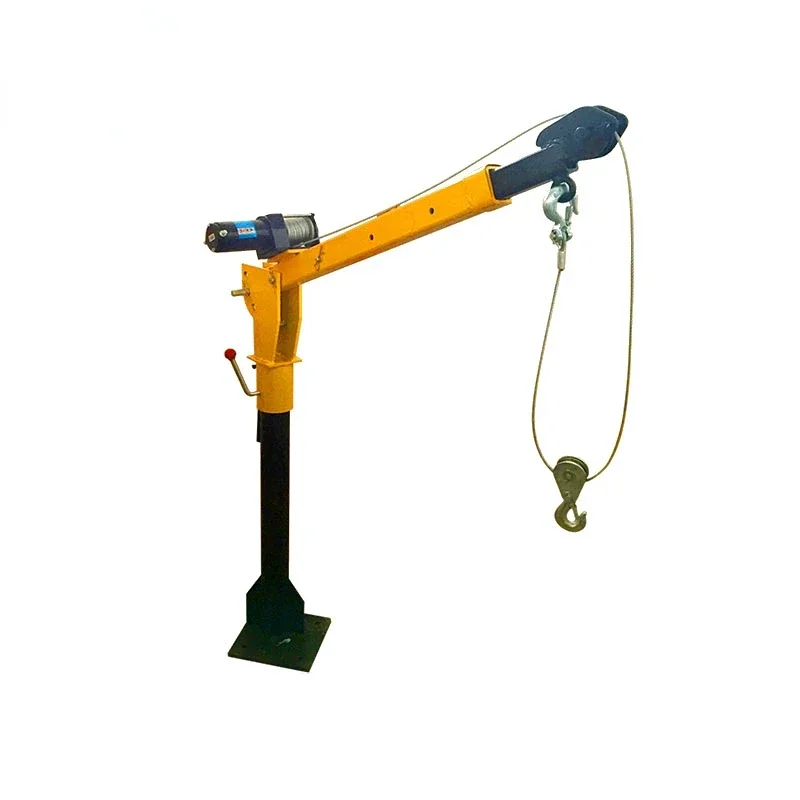 cheap 1 ton hydraulic mini pickup truck crane