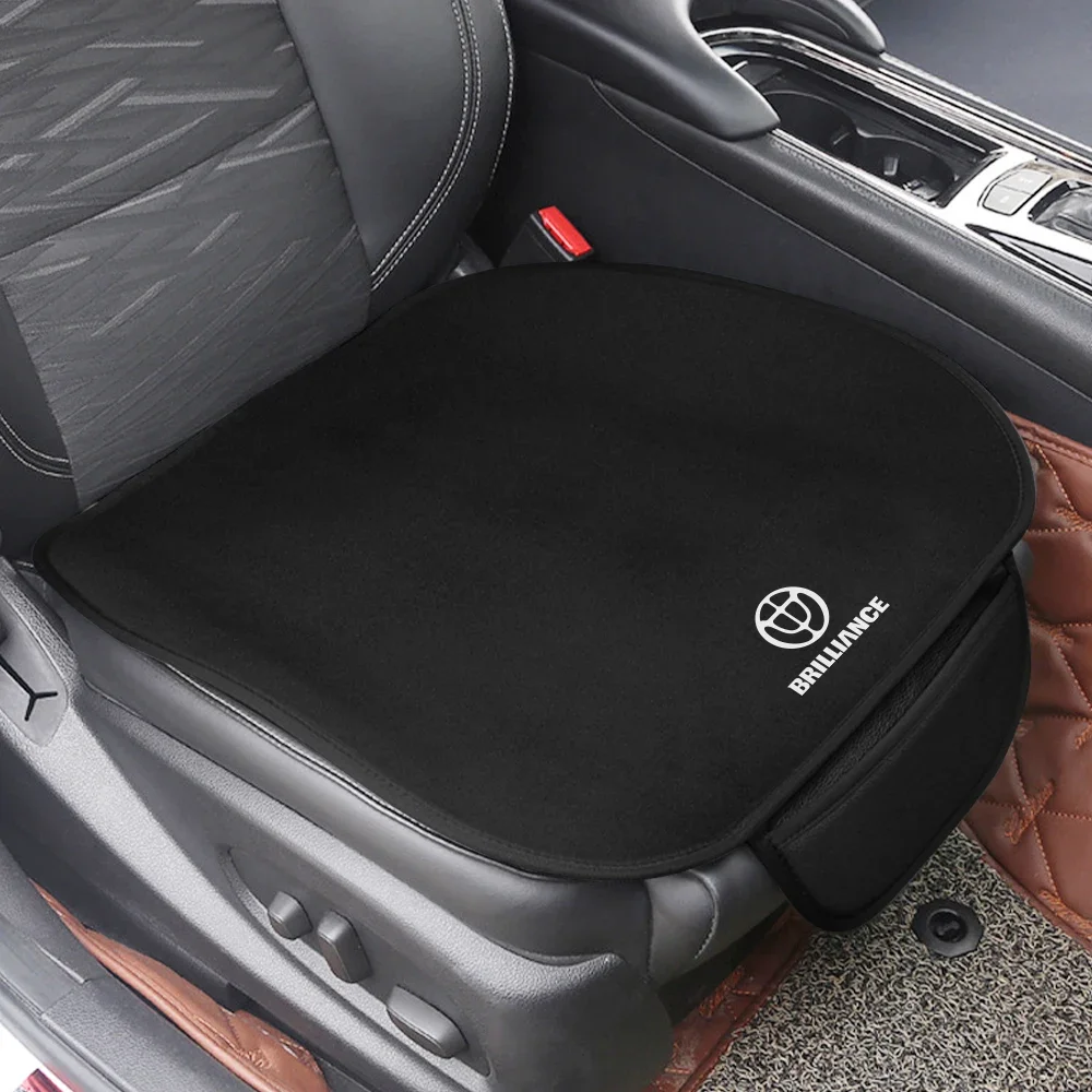 For Brilliance M2 V3 V5 H530 H230 H320 H330 Front Car Seat Cover Flocking Cloth Cushion Protector Pad Car Interior Accessories