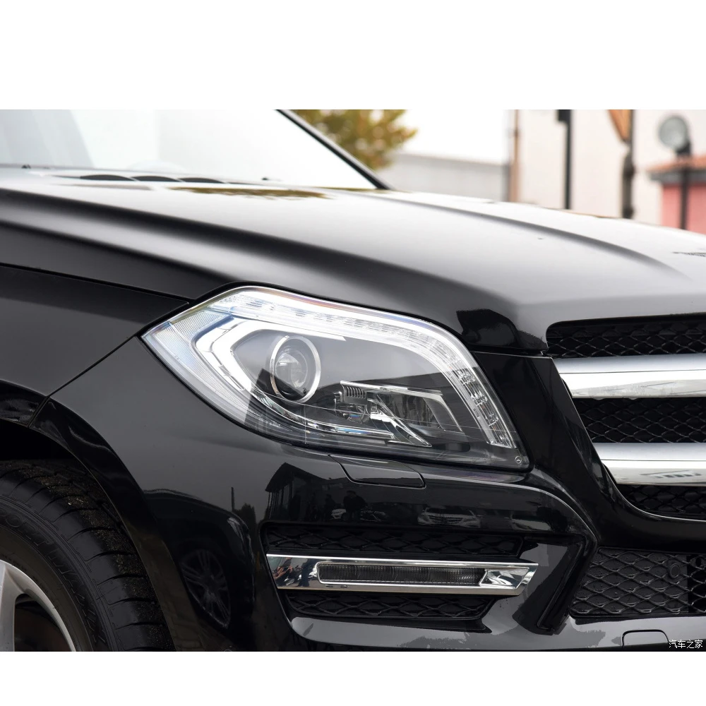 Car Front Headlight Cover For Mercedes-Benz GL W166 GL350 GL400 GL450 GL500 2012-2016 Transparent Glass Auto Lens Caps Shell view 6