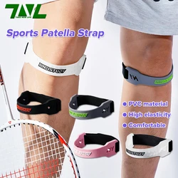 New Materials PVC Patellar Strap Knee Pads Support Waterproof Sweatproof Adjustable Knee Strap for Gym Sport Fitness Running 1PC