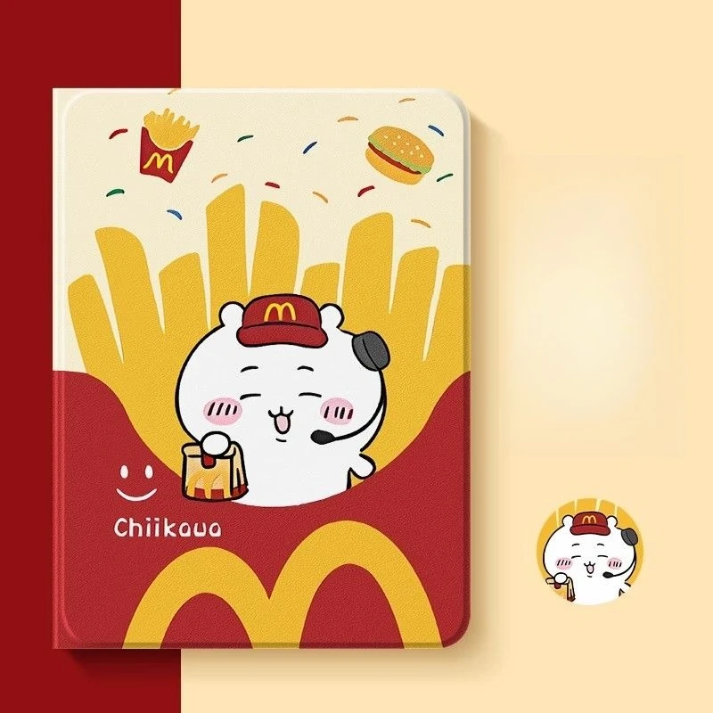 Cute French Fries Chii Chiikawa iPad Protective Case New Model Tablet Cover For iPad Mini 6 Mini7 Air5 iPad Pro Inch Cute Shell