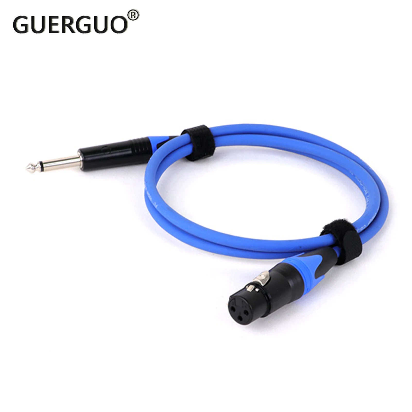 

XLR to 6.5/6.35mm TS Mono Jack AUX Audio Cable Microphone XLR Female Balanced Analog Audio Cord for Speaker Amplifier Mixer