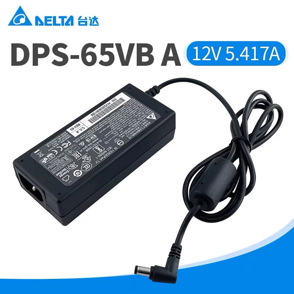 Genuine DPS-65VB A 12V 5.417A 65W 5.5x2.5mm AC Adapter For ASUSTOR AS3202T TS-231 TS-251 TS-253 TS-259 TS-269 Power Supply