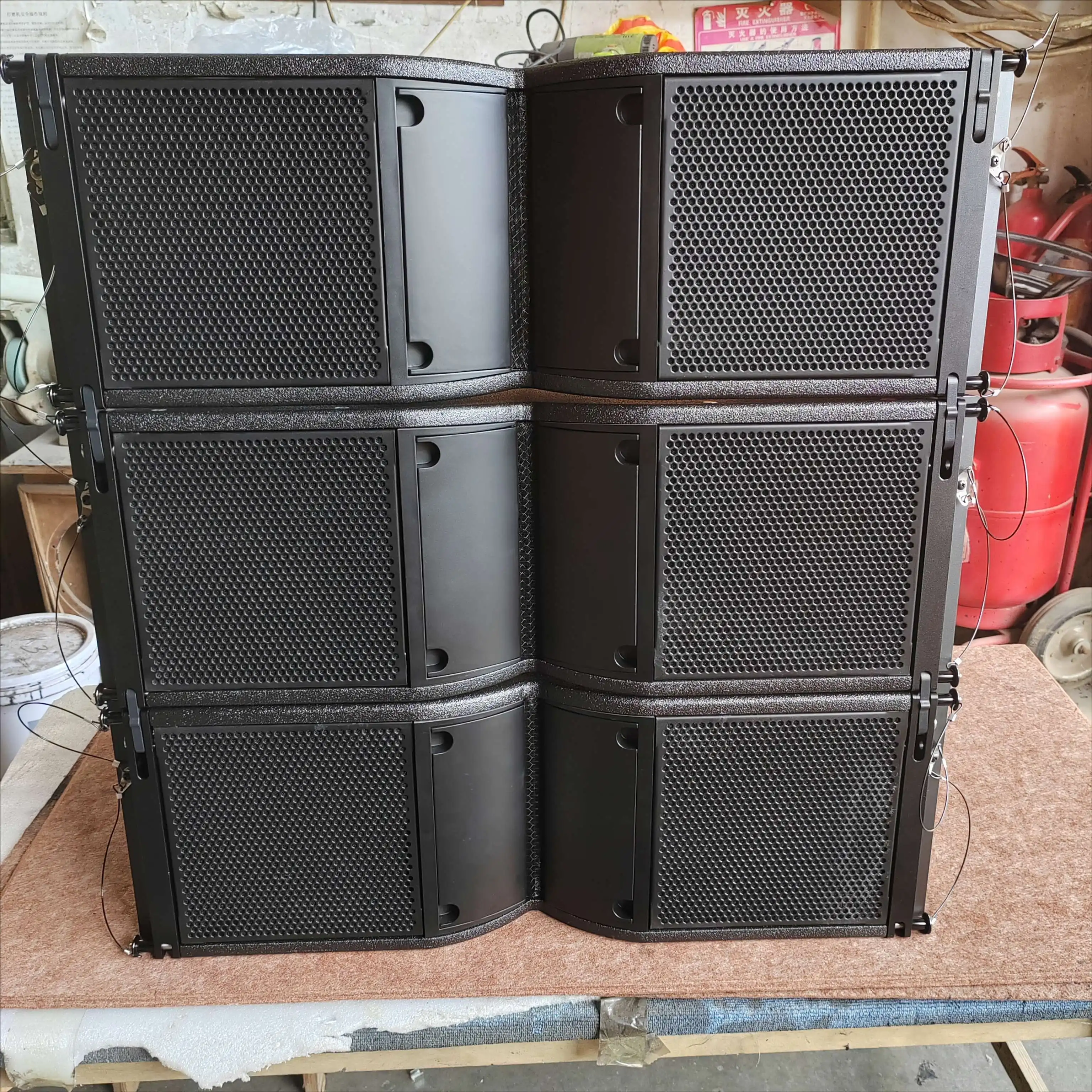 2025 تصميم جديد سعر المصنع T210 المزدوج 10 بوصة السلبي 2 طريقة خط صفيف خزانة مكبر الصوت معدات الصوت