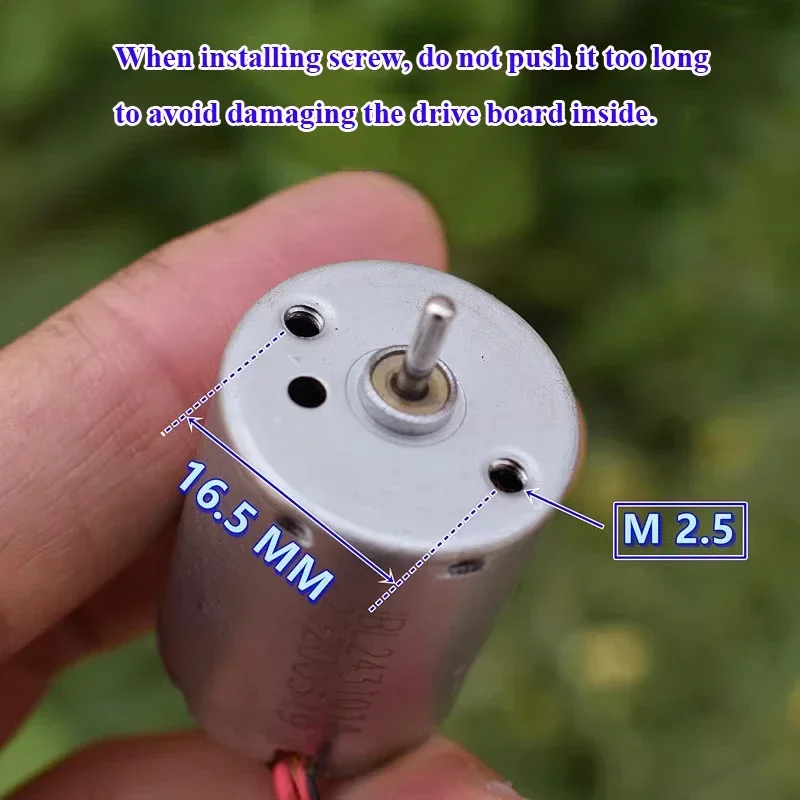 BLDC 2431 Mini Silent Brushless Motor 24mm Internal Rotor DC 24V 2100RPM Low Speed with Built-in Driver for Quiet Operation