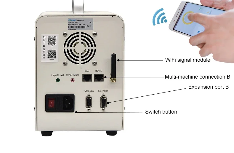 Kamoer UIP pantalla lcd bomba peristáltica automática inteligente sistema de dispensación de líquidos máquina de llenado para crema de aceite de perfume, etc.