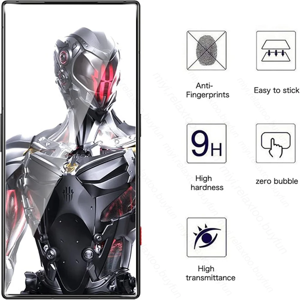 2PCS Tempered Protective Glass Case For ZTE Nubia Red Magic 8s Pro Plus 8 ProPlus Pro+ 5G 9H Premium Screen Protector Film Cover