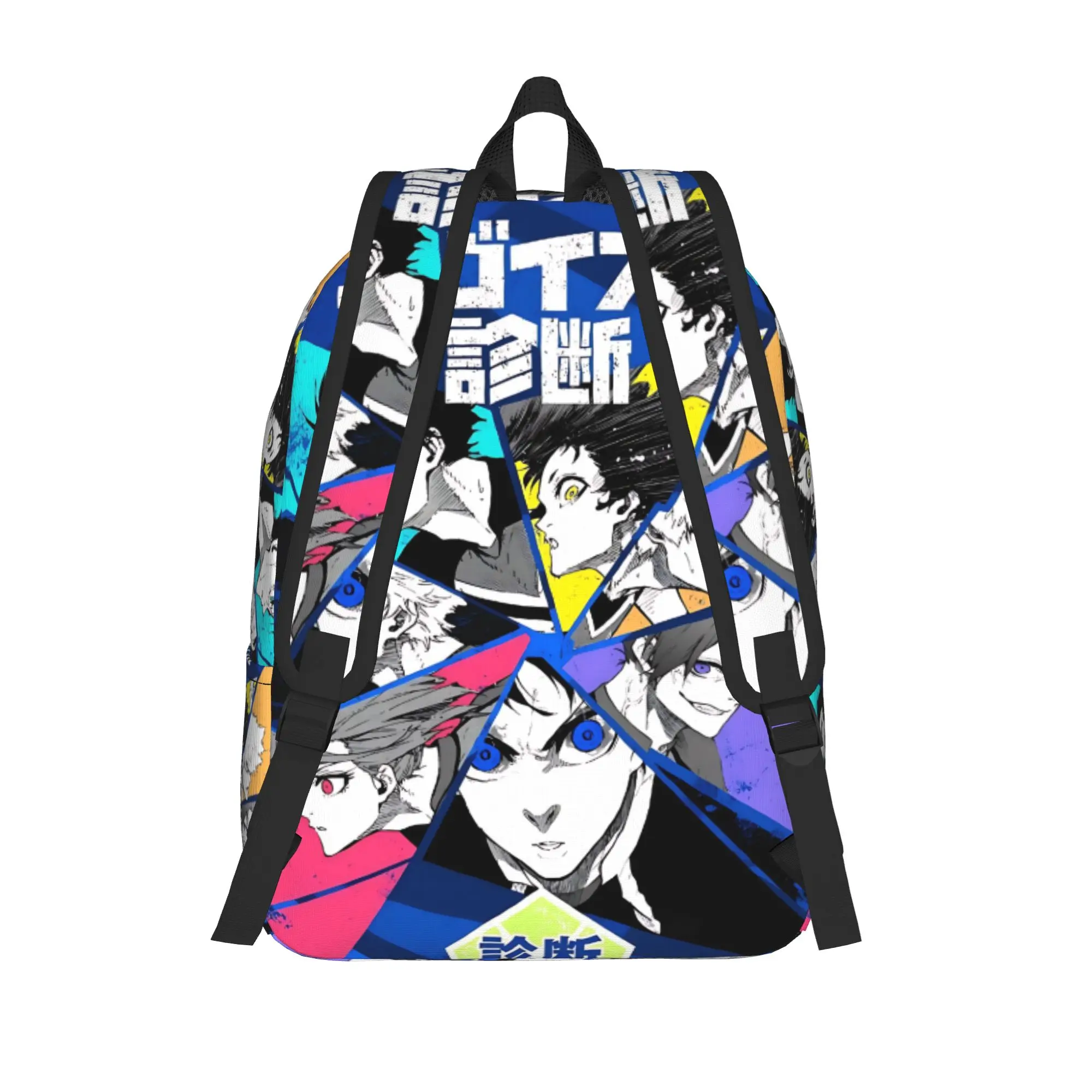 Fashion Blue Lock Football Anime Backpack  Mochilas Casual For School Sturdy Shoulder Rucksack