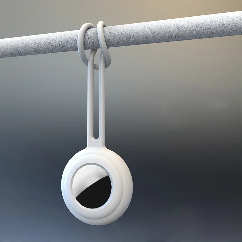 Анти-потерянный защитный чехол для GPS-трекера Apple Airtag с ремешком, защитный чехол, держатель для брелка, сумки, ключи для багажника