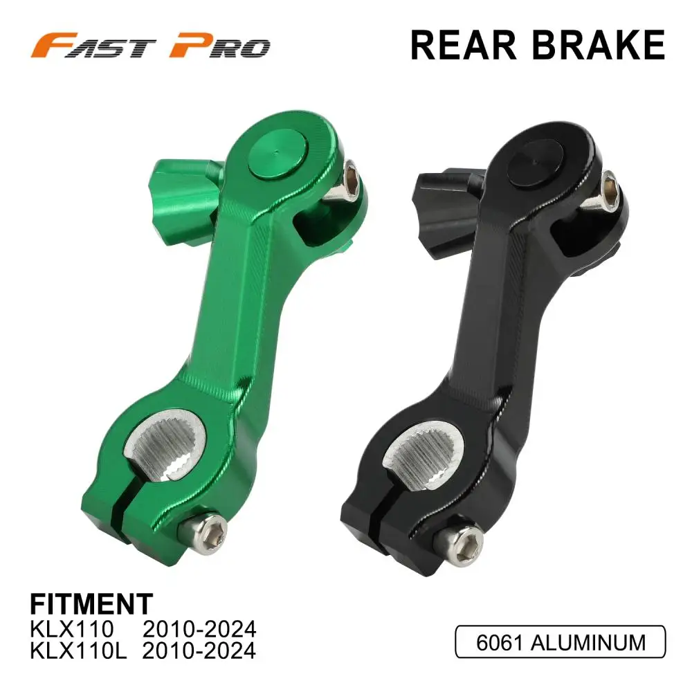 

Rear Brake Rocker Arm Lever Motorcycle Accessories For Kawasaki KLX110 KLX110L 2010-2024 Off-Road Dirt Pit Bike Aluminum