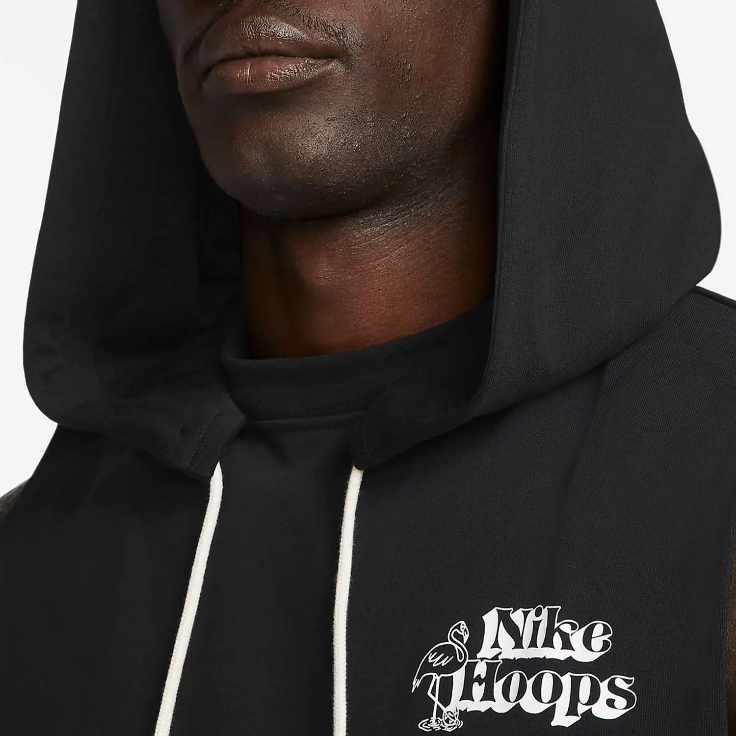 هوديي بدون أكمام لكرة السلة DRI-FIT للرجال من Nike DH7442-010