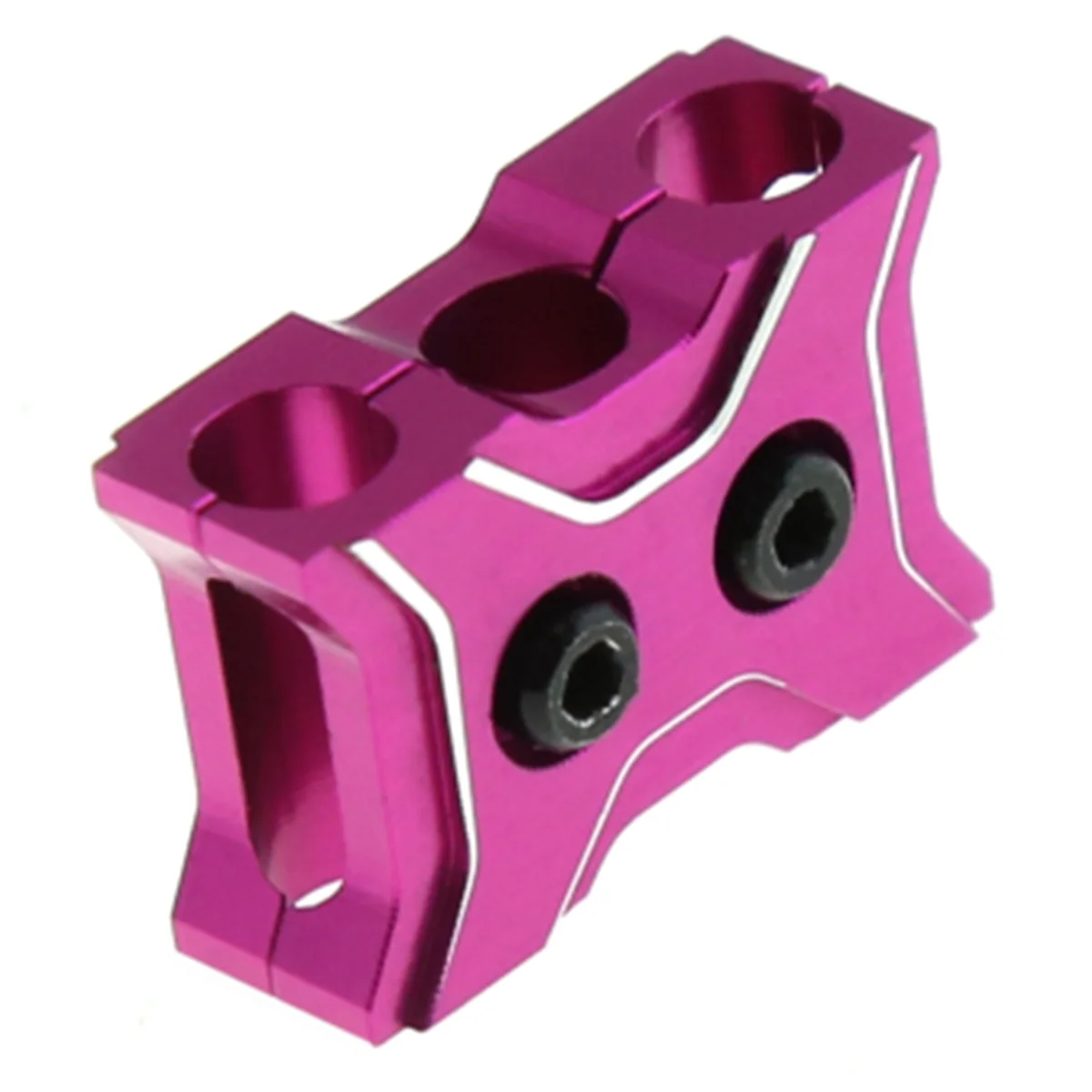 Câble de moteur ESC en alliage d'aluminium, gestionnaire de fils, pince de serrage, prévention de la construction, outil de clip de ligne LED plus riche pour modèle de voiture RC, violet