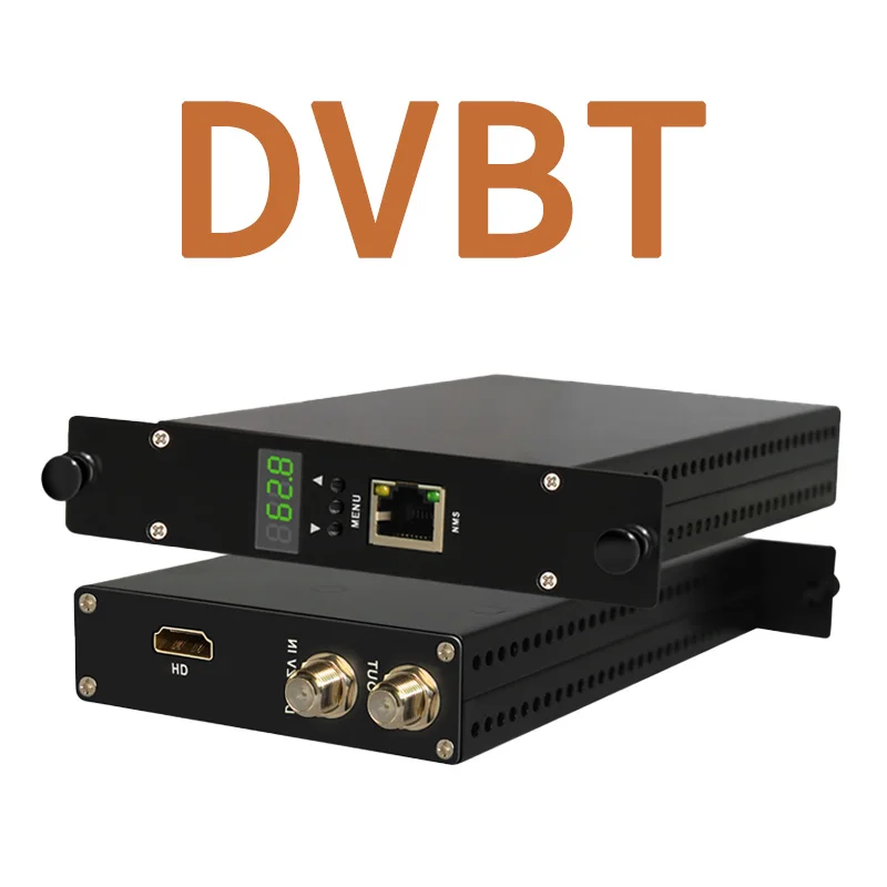 Modulateur HD Modulateur de codage haute définition monocanal Système TV d'hôtel Équipement frontal de télévision numérique HDMI vers DVBT