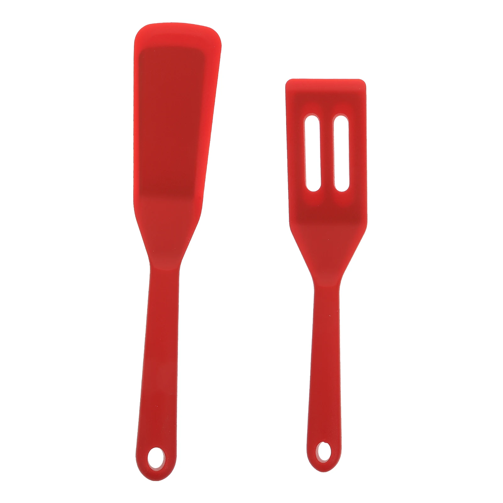 

2 Pcs Grill Turner Egg Mini Spatula Steak Shovels Silicone Kitchen Supplies Gadgets Pancakes