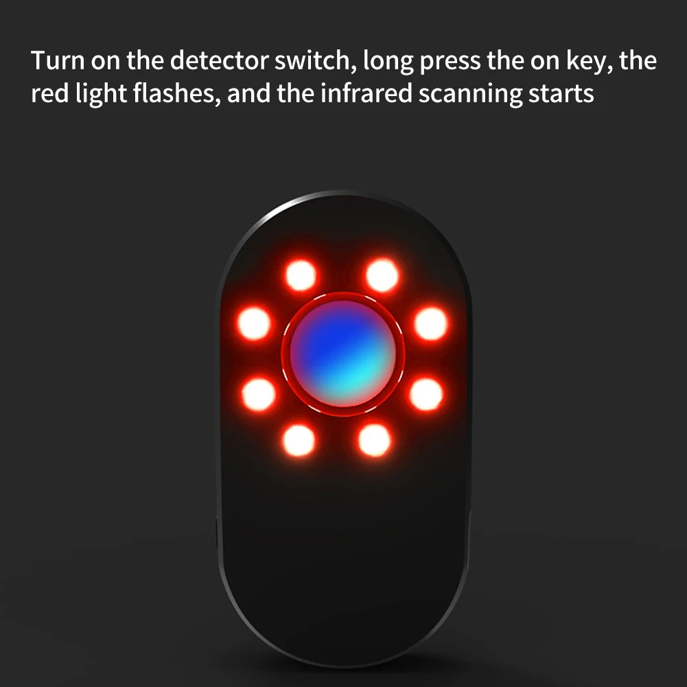 Портативная камера безопасности для отеля, многофункциональный высокоточный портативный инфракрасный антиcandid ABS с зарядкой от USB