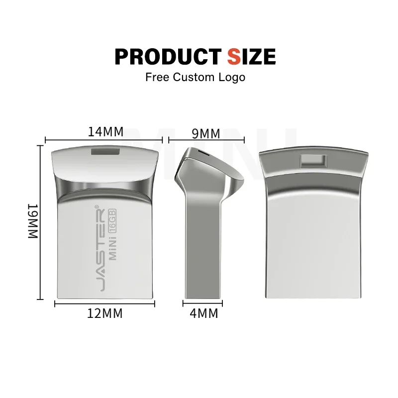 USB3.0 Super Mini USB 3.0 Flash Drive 64GB Creative Business Gift Pen Drive 32GB Black Memory Stick Free Key Chain Pendrive 16GB