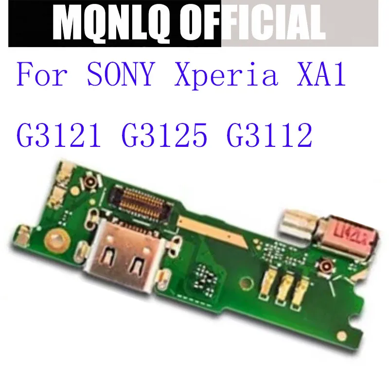 For SONY Xperia XA1 G3121 G3125 G3112 Single Dual Charging Port USB Charger Dock Connector Microphone Mic Board Flex Cable