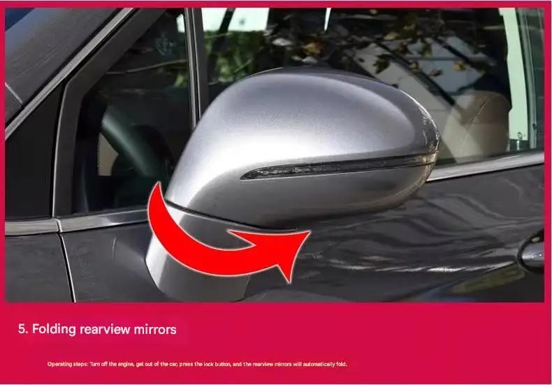 For Buick Envision Models from 2018-2021, the Side Mirrors Automatically Fold When the Car Is Locked and Unfold When the Vehicle