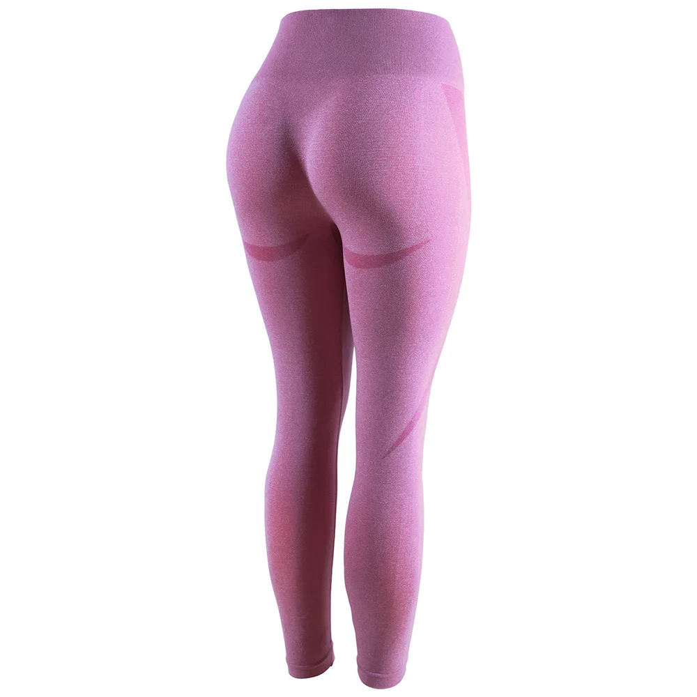 Hot Sale Seamless Knitting Hip Lifting Moisture Absorption And Wweat Drainage Yoga Exercise Fitness Sexy  Showing Women's Leg