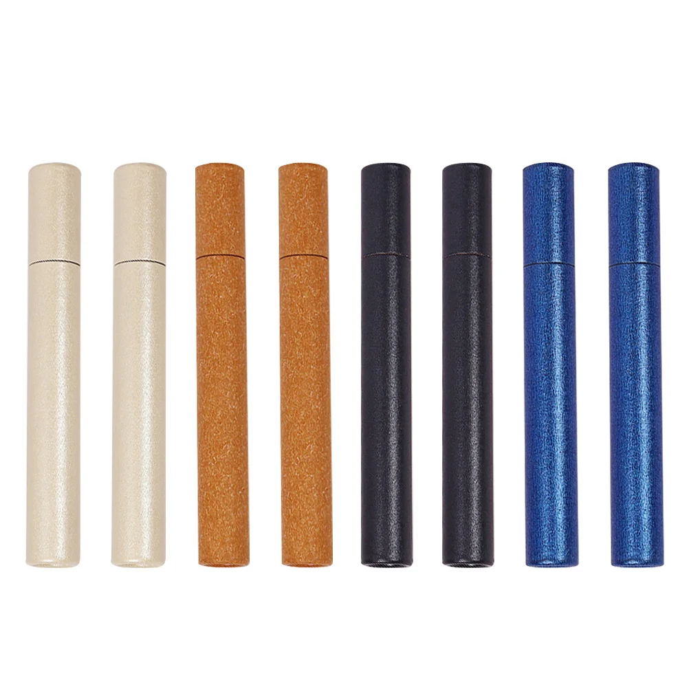 

8Pcs Portable Incense Sticks Tubes Kraft Paper Material Crack Resistant for Home Temple Yoga Use Incense Storage