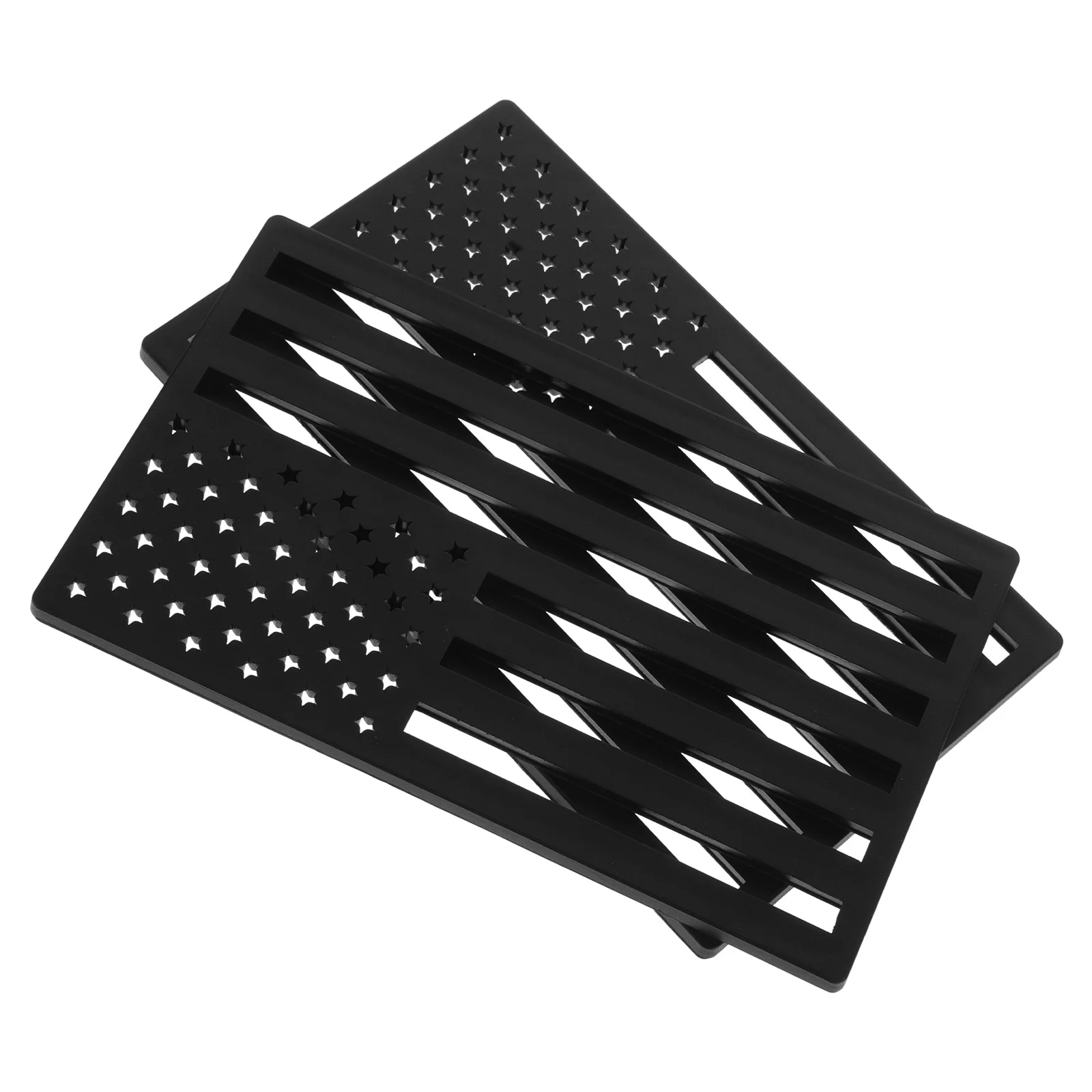 

1Pair American Flag Car Decal for Trucks Suvs Off Road Vehicles Weather Resistant Patriotic Sticker Replacement Emblem Bumper