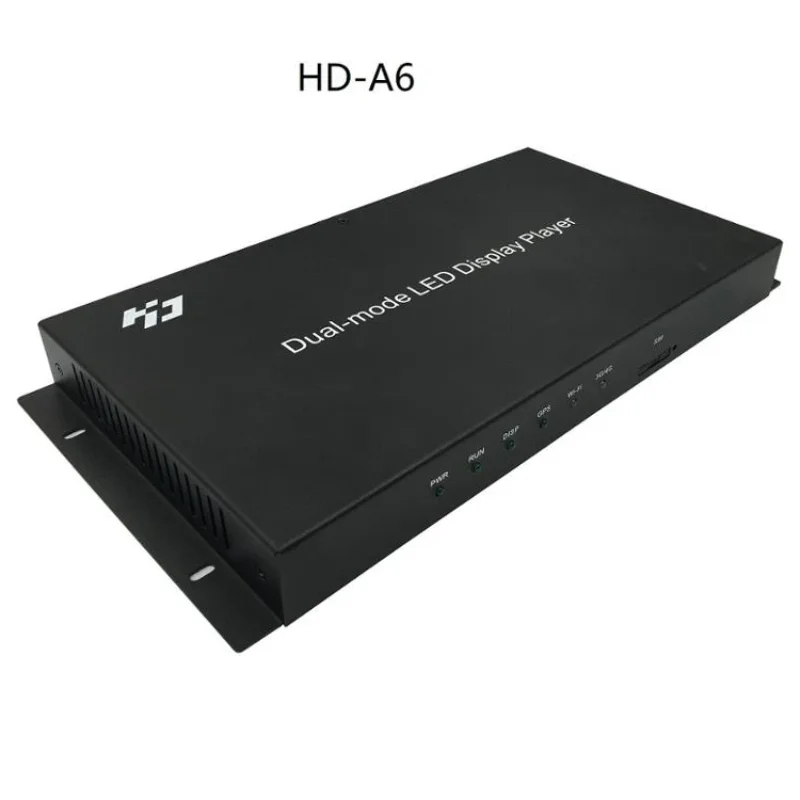 Huidu HD-A6 Asynch & Synch Large LED Video Display Player, Dual-Mode LED Video Controller 4 in 1 player(WIFI/4G expend support)