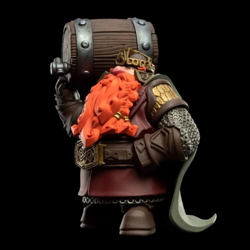Q-version GIMLI Dwarf King Golden Gimli Barrel Limited Edition Figurine Gift for Boyfriend