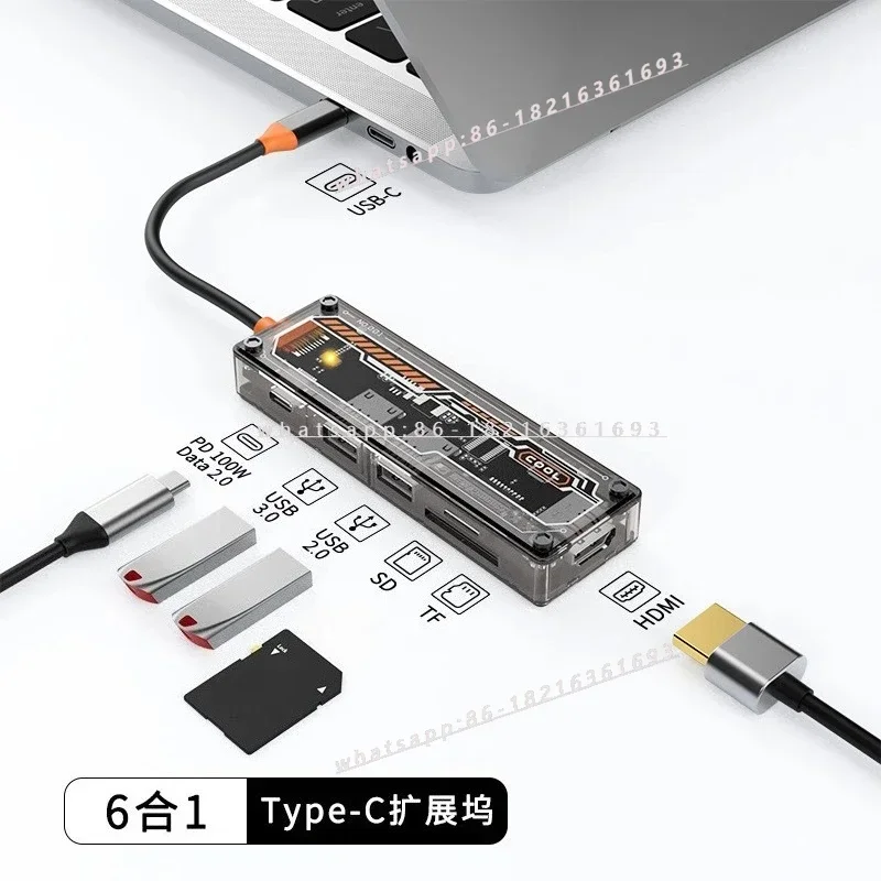 2006GOOD 13-In-1 Typec Docking Station Hdmi Screen Projection USB One Point Two Plug Multi-port Desktop Sub-hub