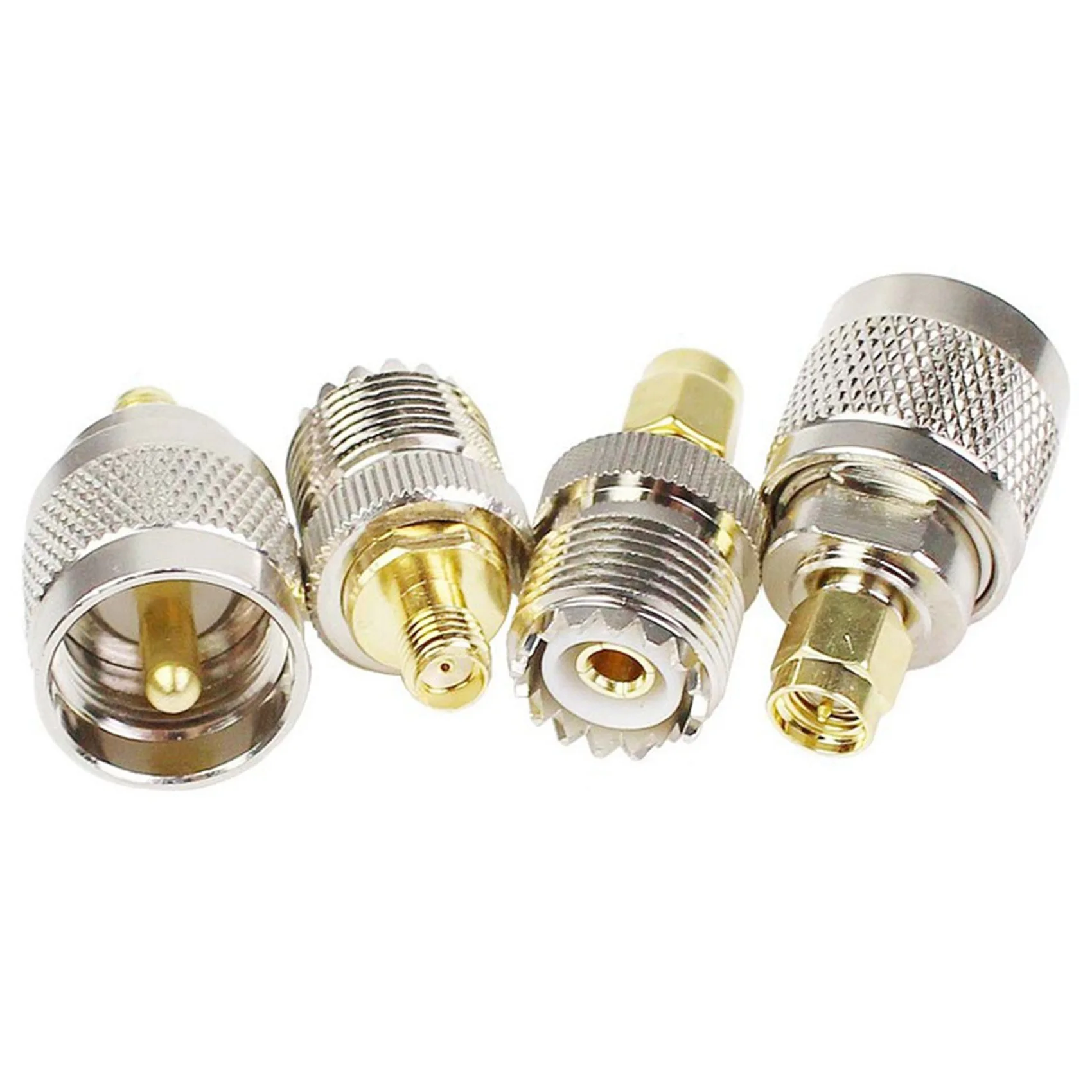 Delicate Texture-8 PCS / SET UHF SL16 PL259 SO239 To SMA Male Plug Female Jack RF Connector Test Converter