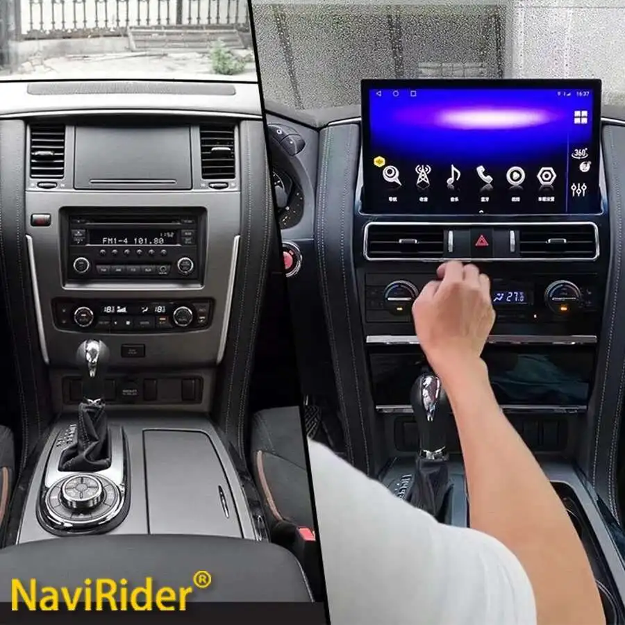Android 14 Screen For Nissan Armada Y62 Patrol QX80 QX56 2010-2022 GPS Carplay Navigation Auto Car Radio Multimedia Video Player