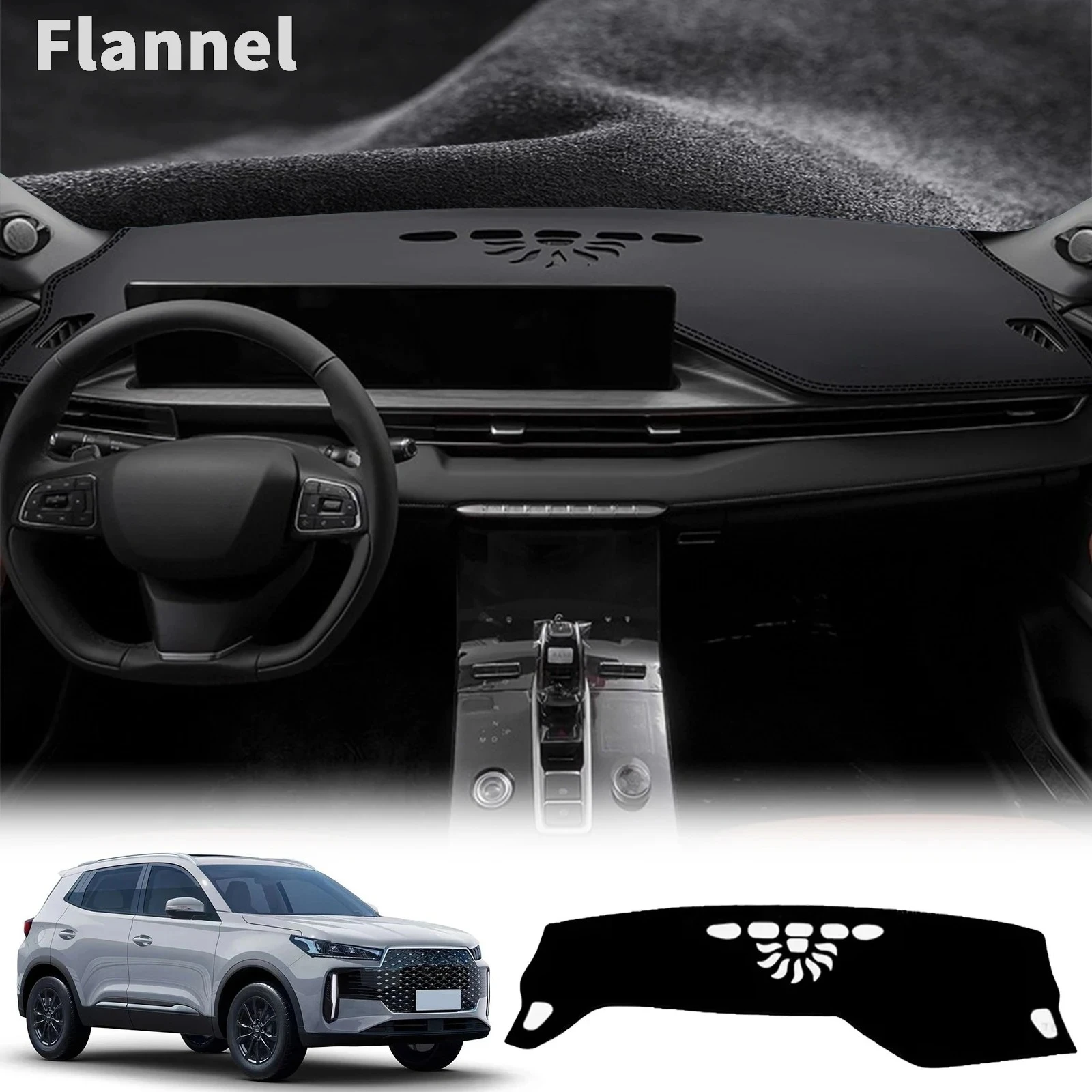 

for Chery Tiggo 4 Pro 2022 2023 2024 2025 Accessories DashMat Sunshade Protective Carpet Car Dashmat Dashboard Cover Pad