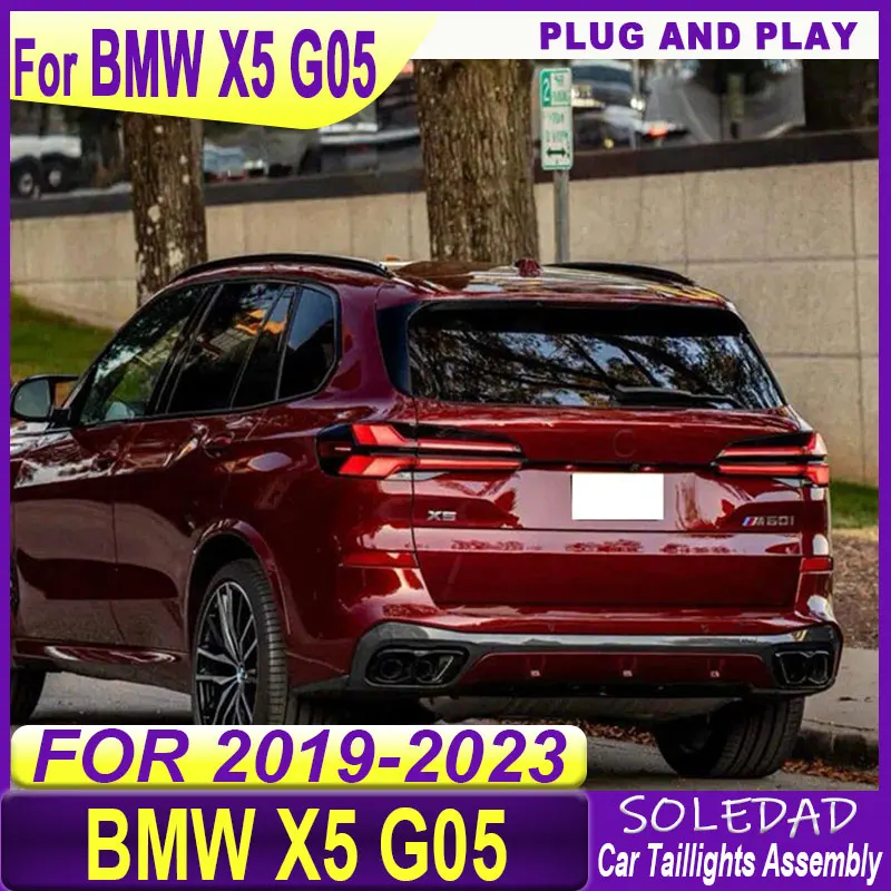 Car Taillight for BMW X5 G05 2019 2020 2021 2022 2023 Auto Taillight Assembly Upgrade 2024 The Newest Style Design taillight